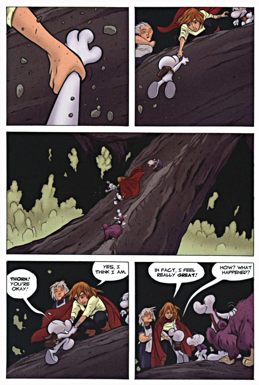 page 136 of bone 7 ghost circles graphic novel