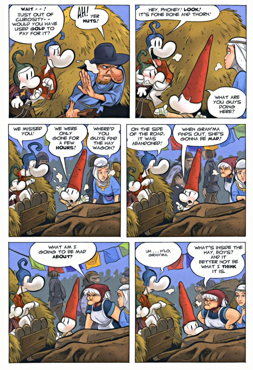 page 18 of bone 8 treasure hunters graphic novel