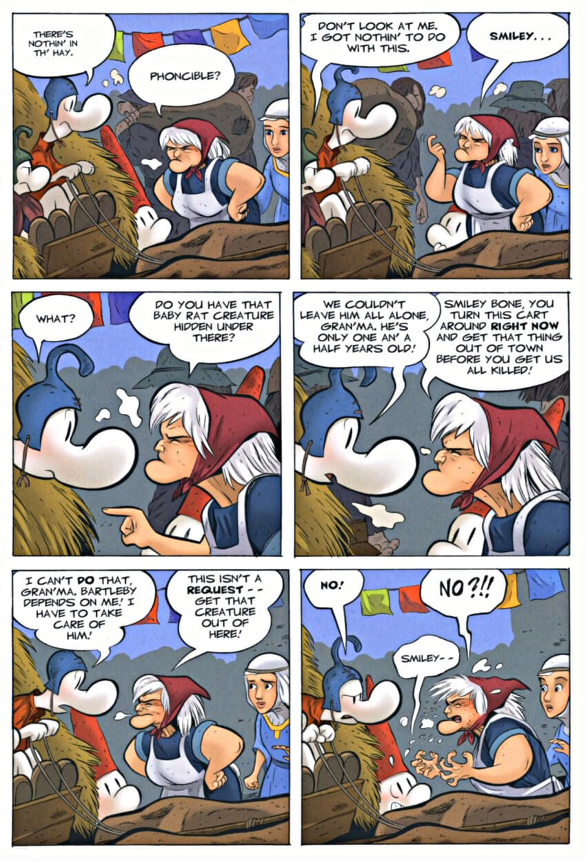 page 19 of bone 8 treasure hunters graphic novel