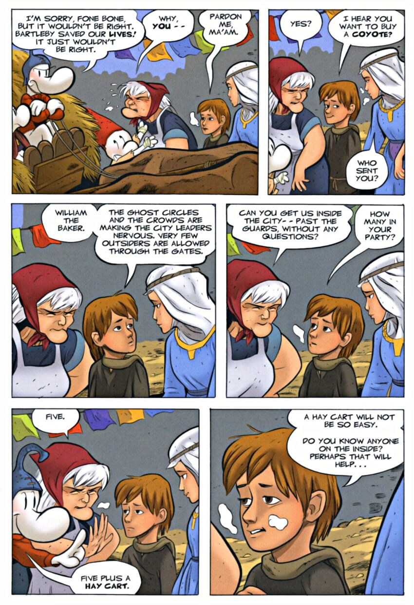 page 20 of bone 8 treasure hunters graphic novel