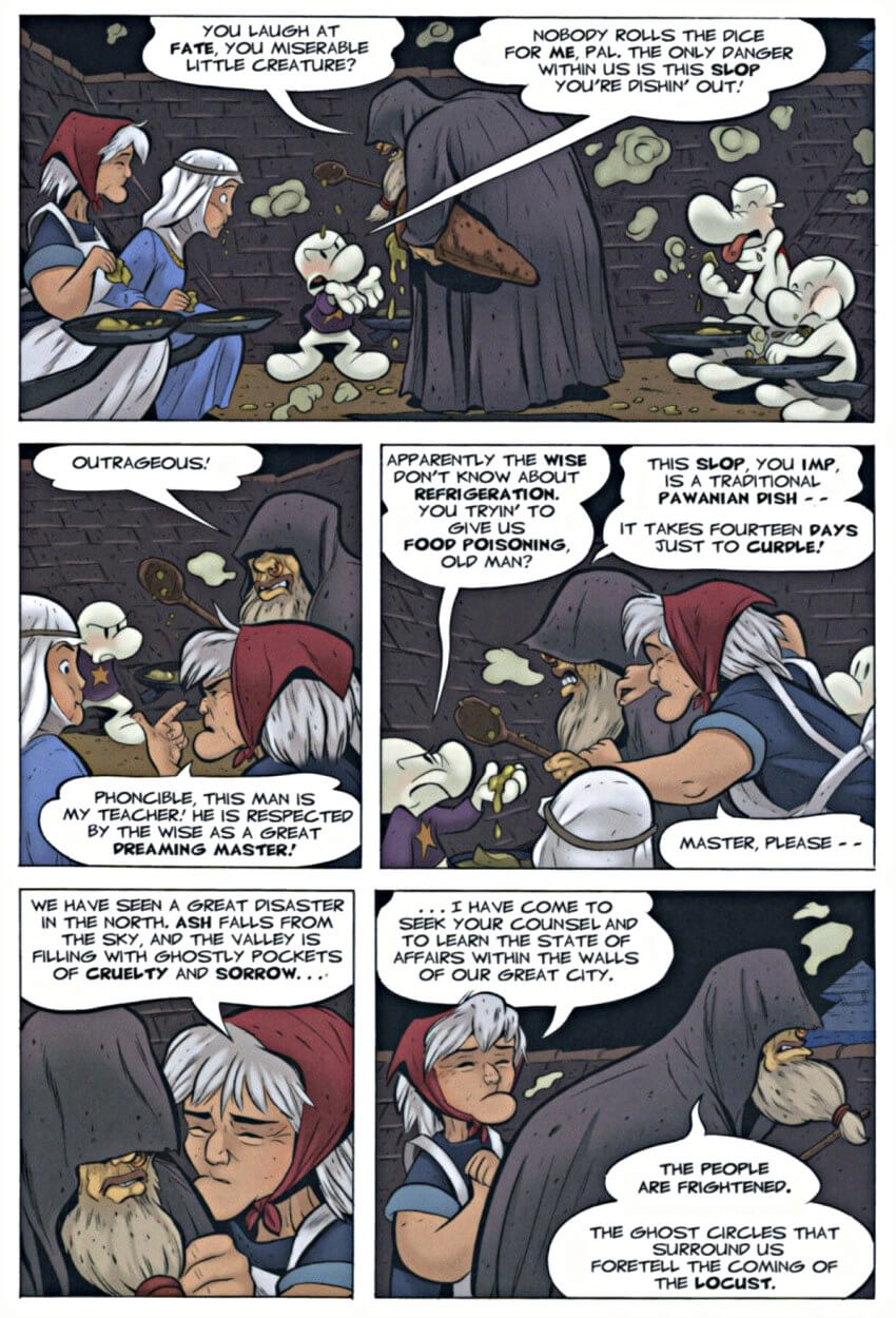 page 28 of bone 8 treasure hunters graphic novel