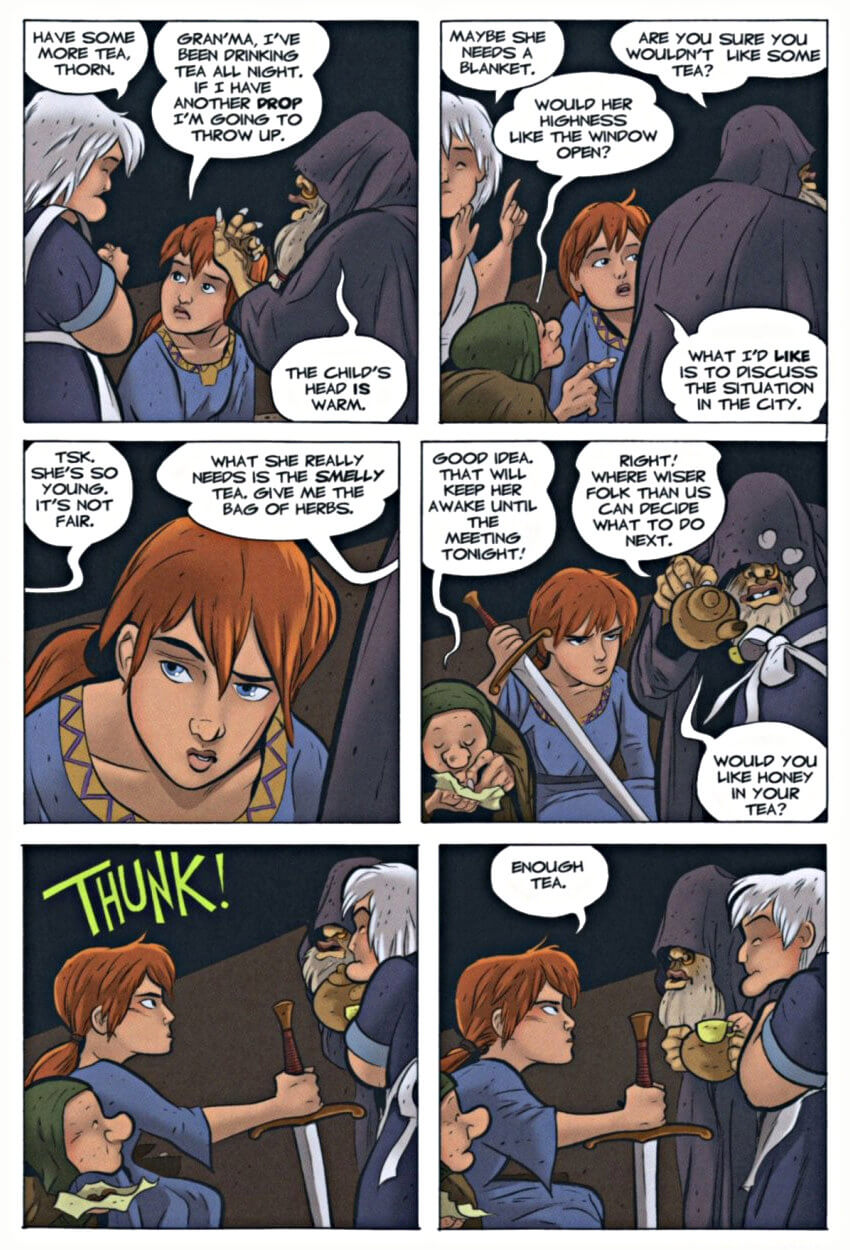 page 72 of bone 8 treasure hunters graphic novel