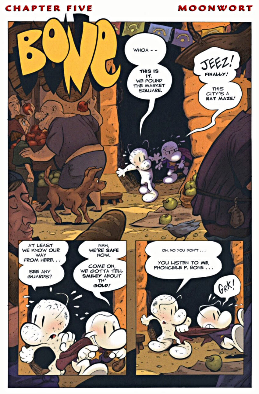 page 79 of bone 8 treasure hunters graphic novel