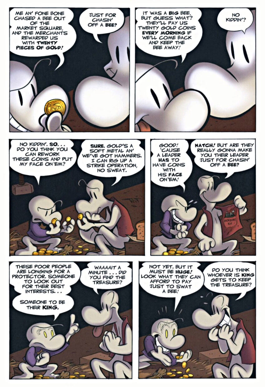 page 89 of bone 8 treasure hunters graphic novel
