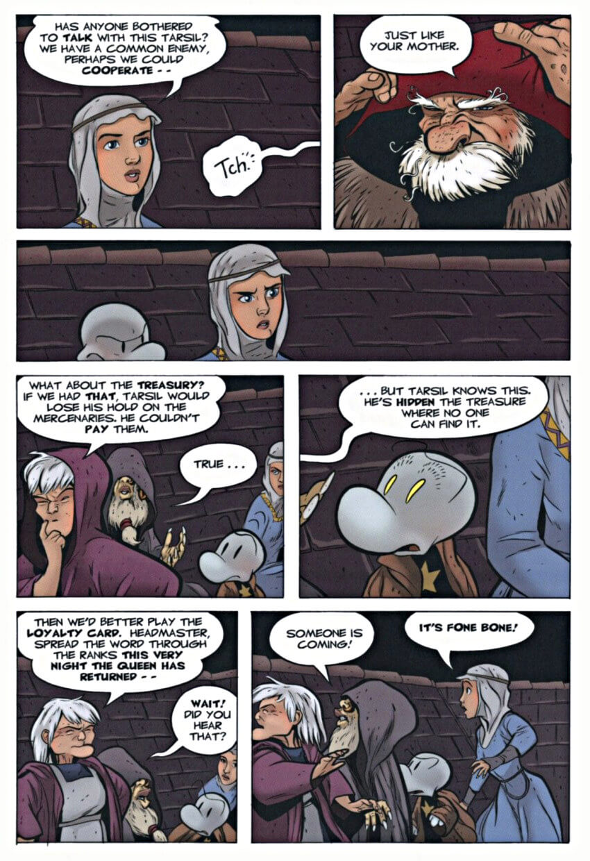 page 101 of bone 8 treasure hunters graphic novel