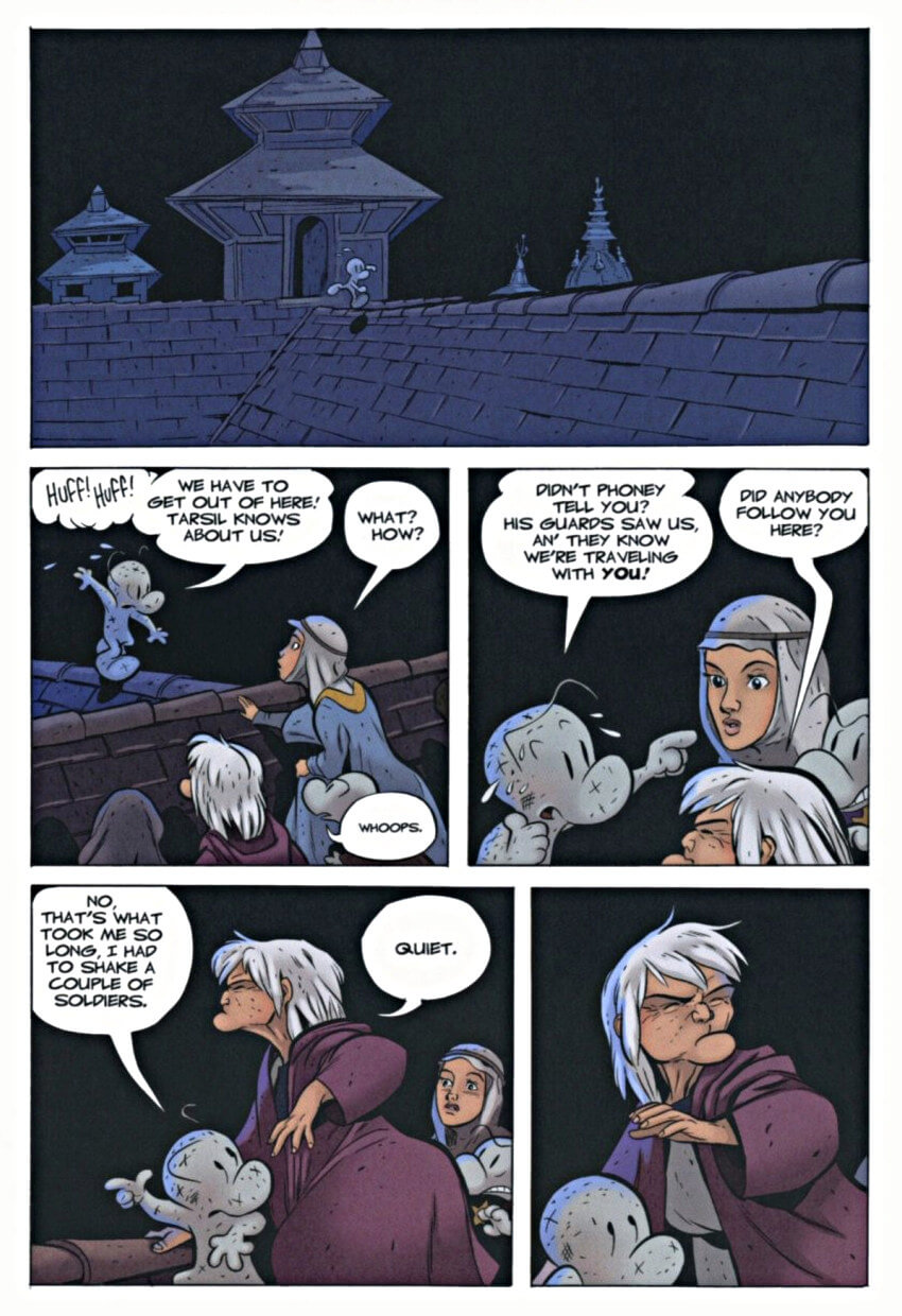 page 102 of bone 8 treasure hunters graphic novel