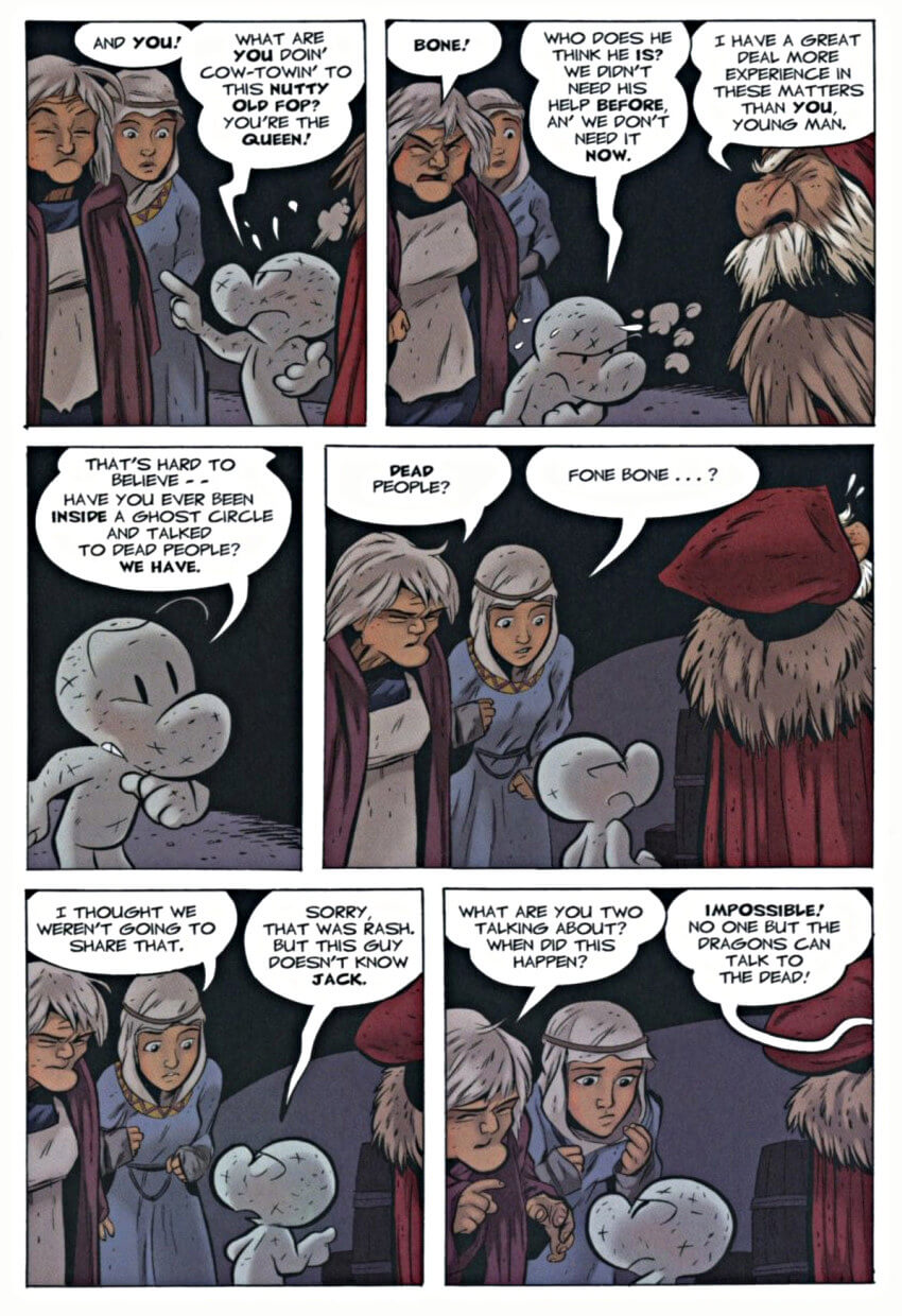 page 110 of bone 8 treasure hunters graphic novel