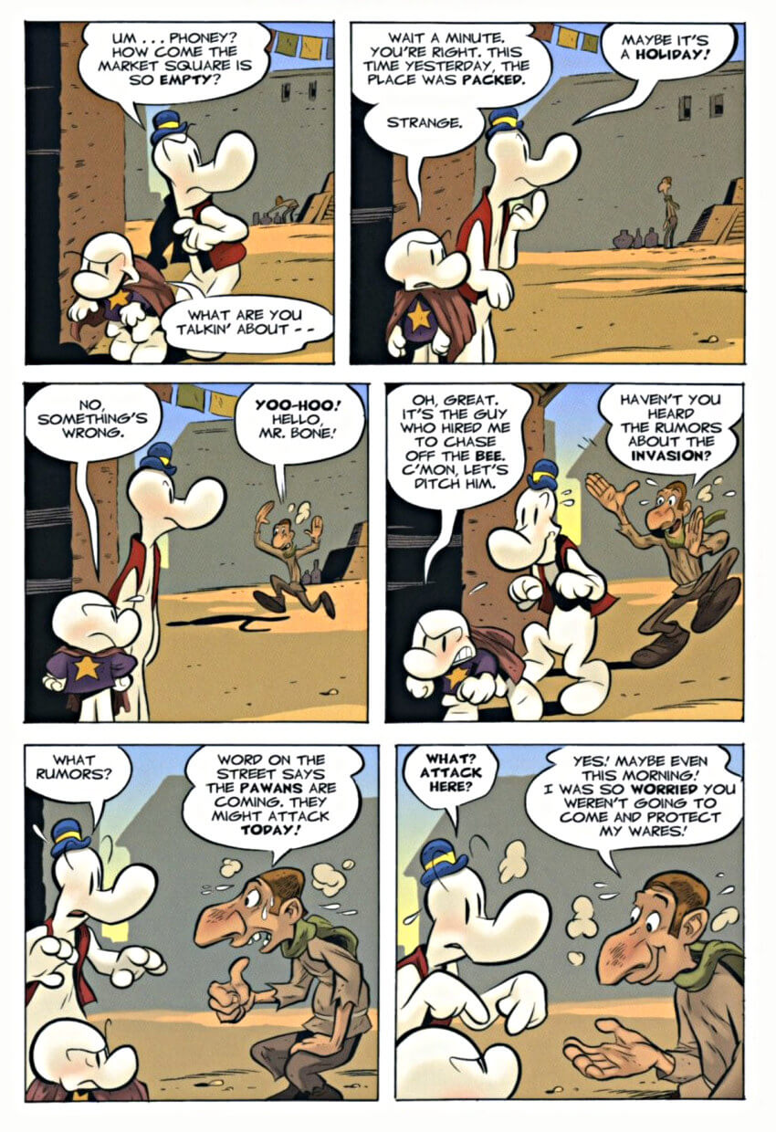 page 120 of bone 8 treasure hunters graphic novel