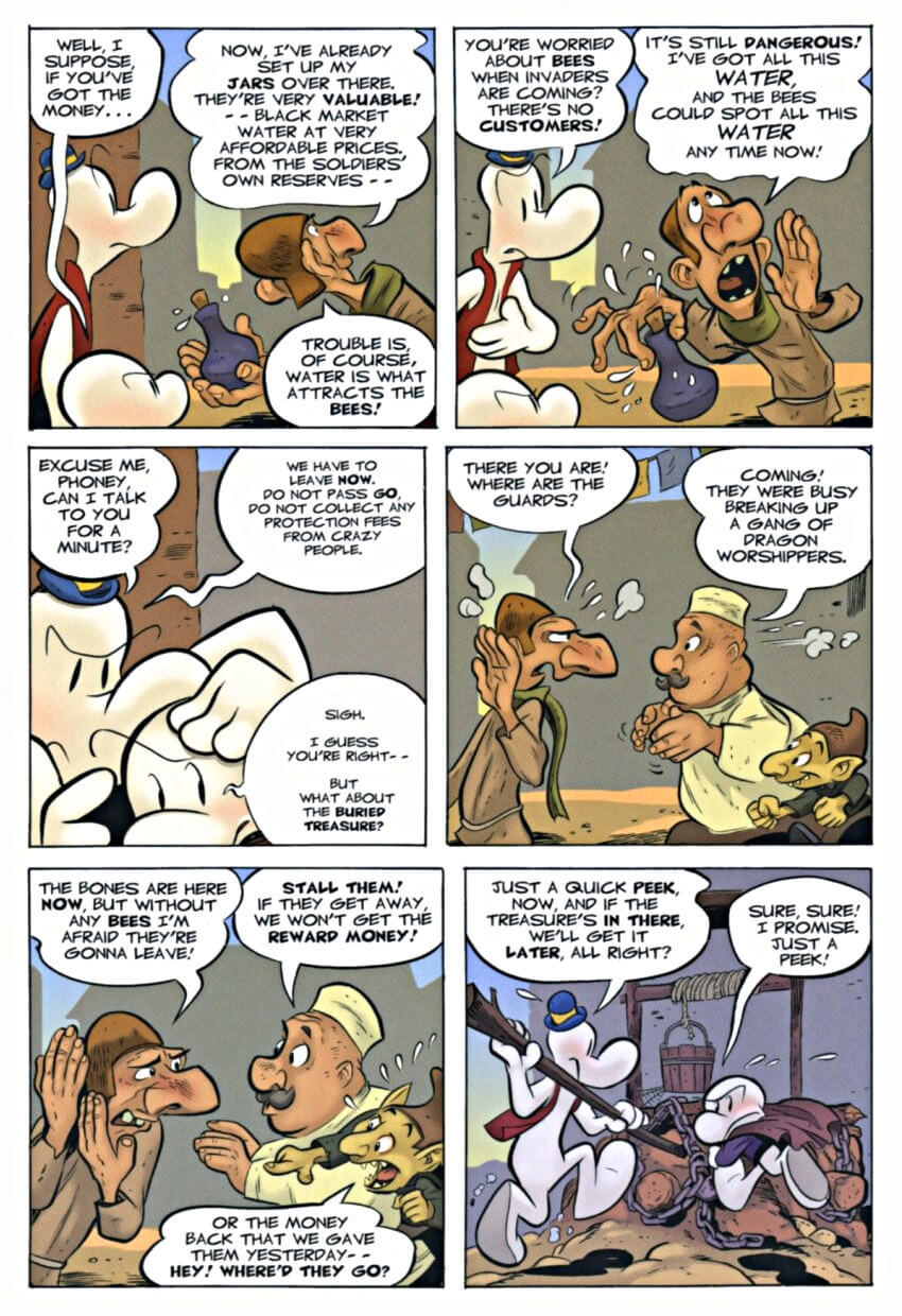 page 121 of bone 8 treasure hunters graphic novel