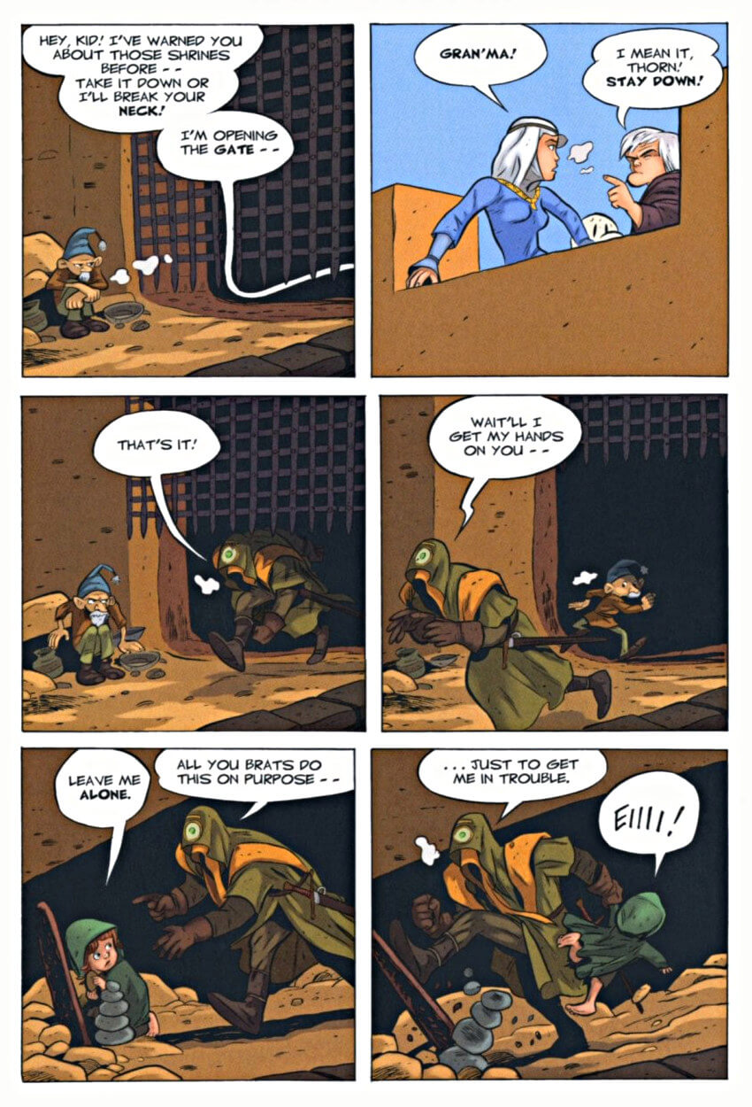 page 126 of bone 8 treasure hunters graphic novel