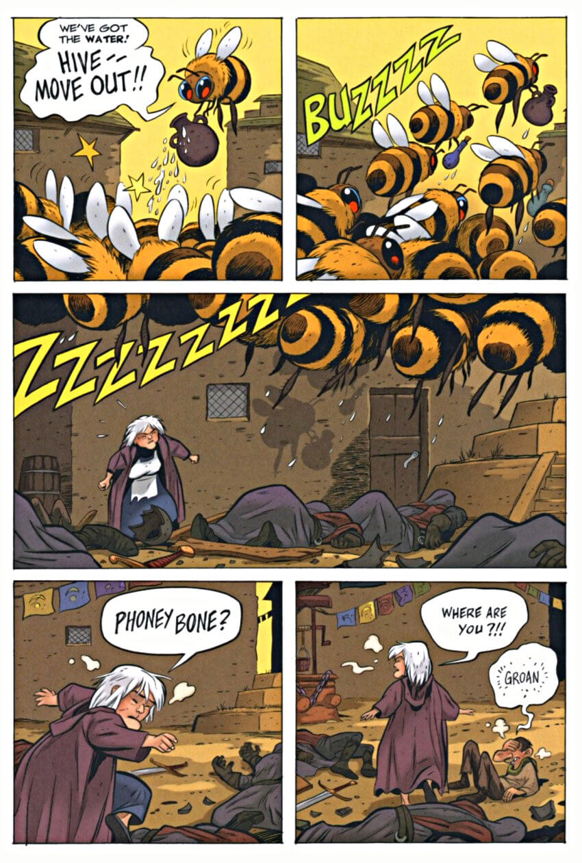 page 131 of bone 8 treasure hunters graphic novel