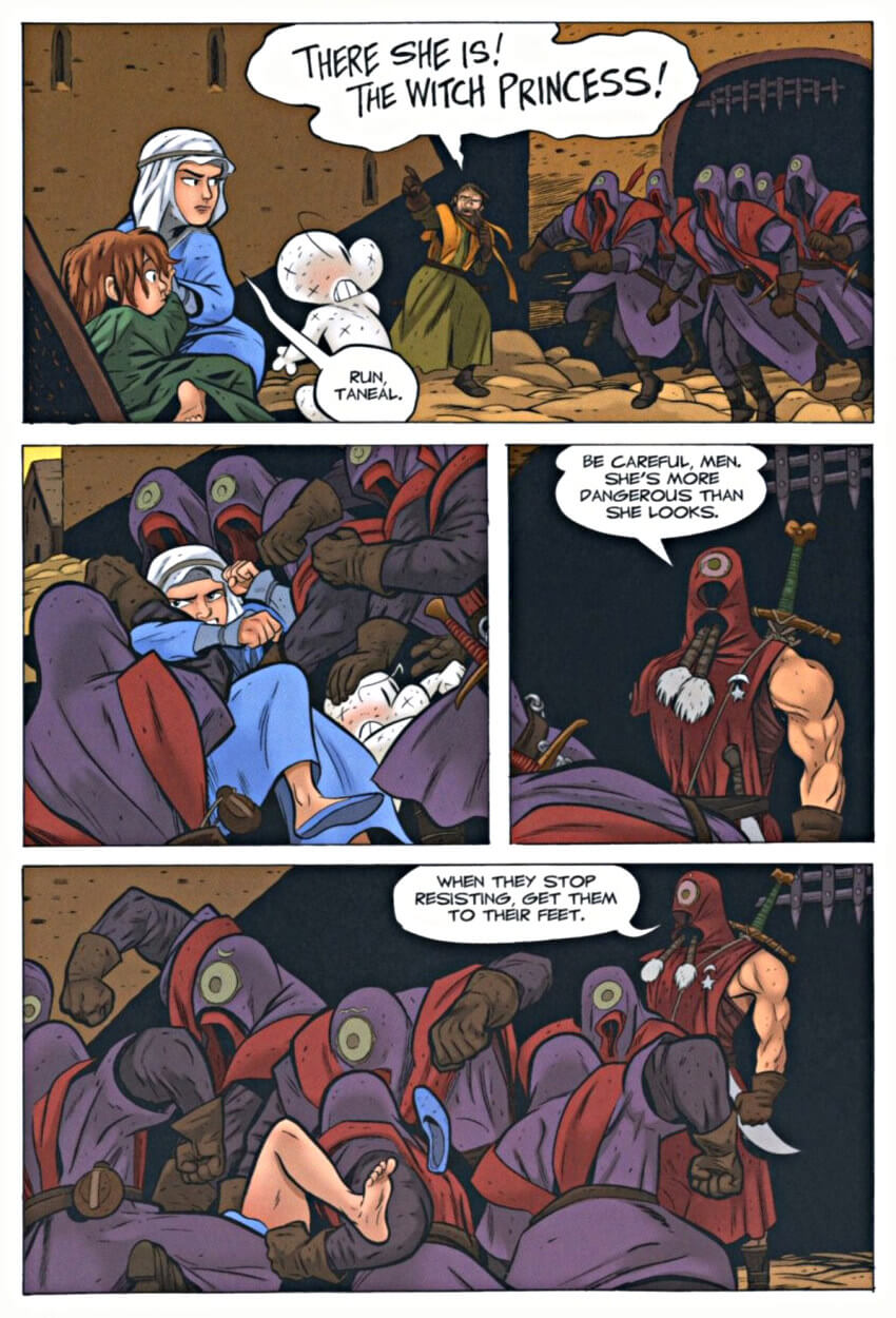 page 133 of bone 8 treasure hunters graphic novel