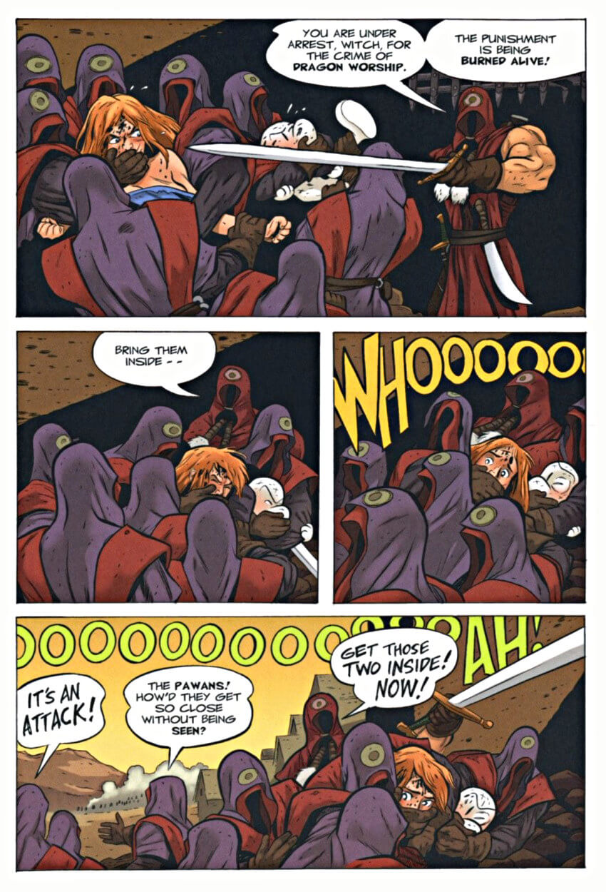 page 134 of bone 8 treasure hunters graphic novel