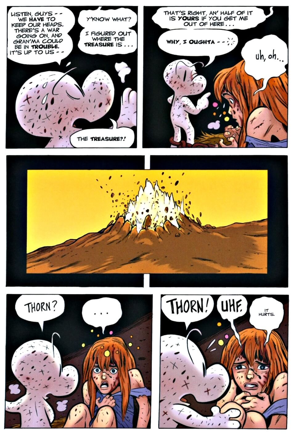 page 33 chapter 1 of bone 9 crown of horns graphic novel