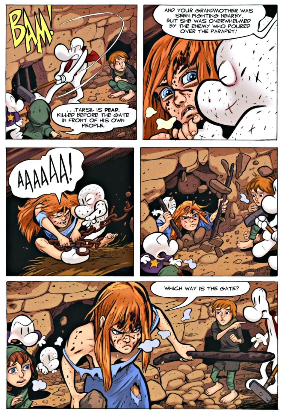 page 45 chapter 1 of bone 9 crown of horns graphic novel