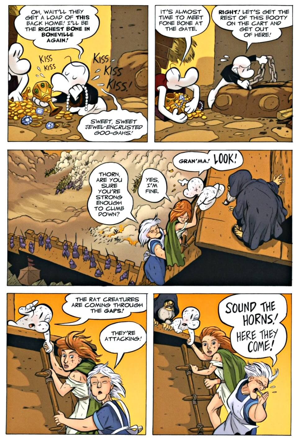 page 73 chapter 3 of bone 9 crown of horns graphic novel