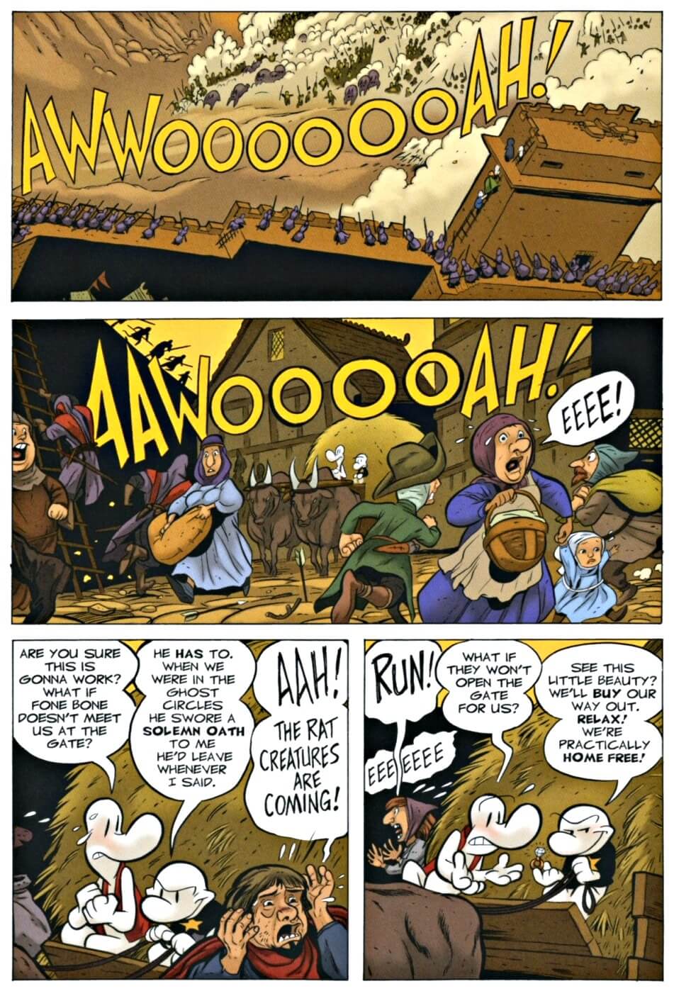 page 74 chapter 3 of bone 9 crown of horns graphic novel