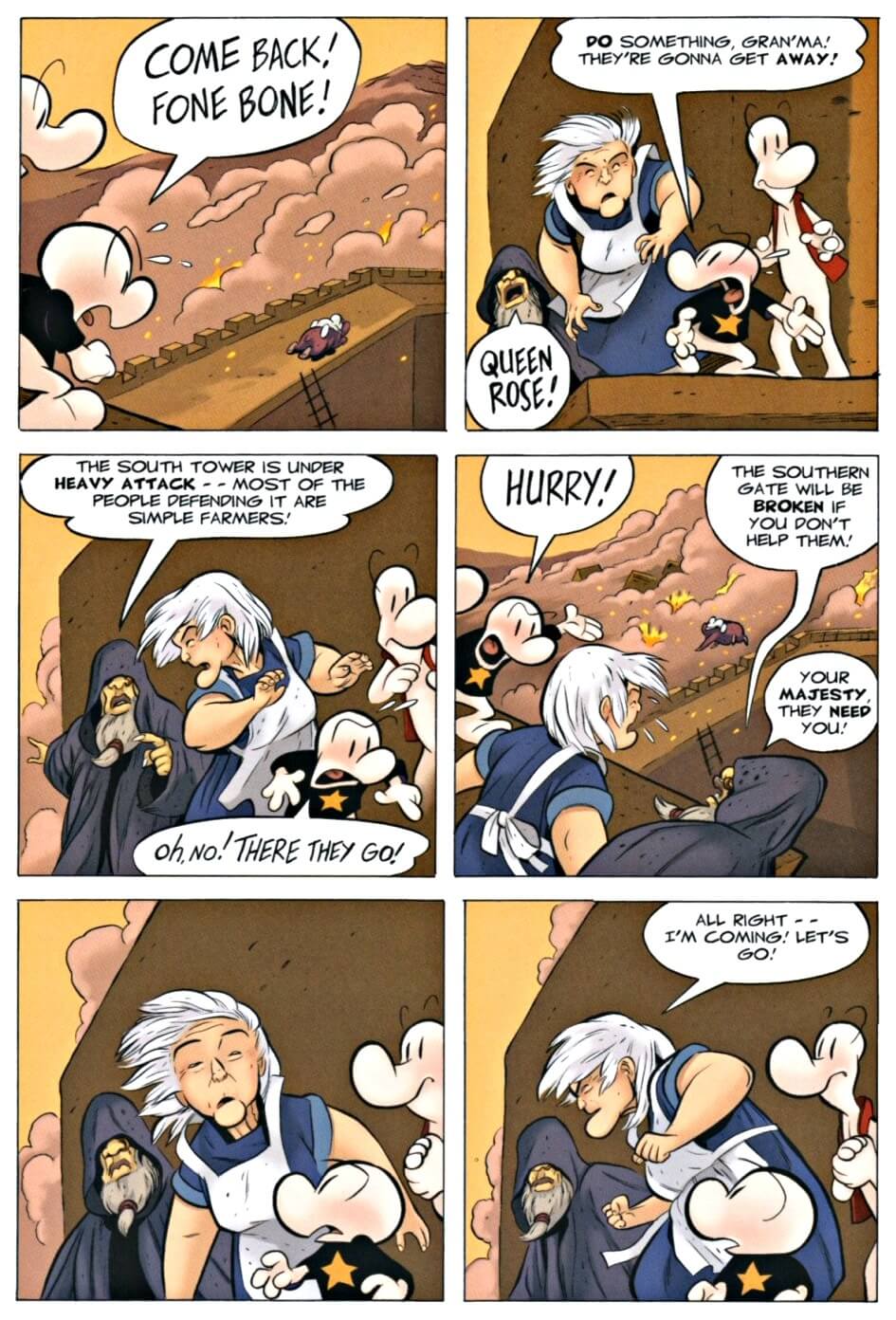 page 83 chapter 3 of bone 9 crown of horns graphic novel