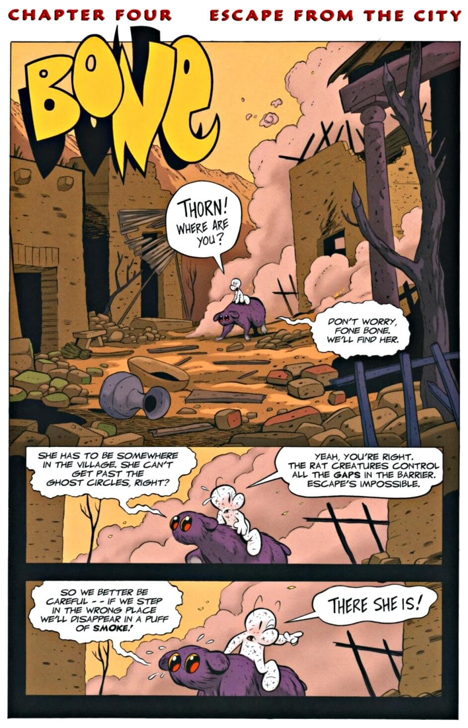 page 85 chapter 4 of bone 9 crown of horns graphic novel