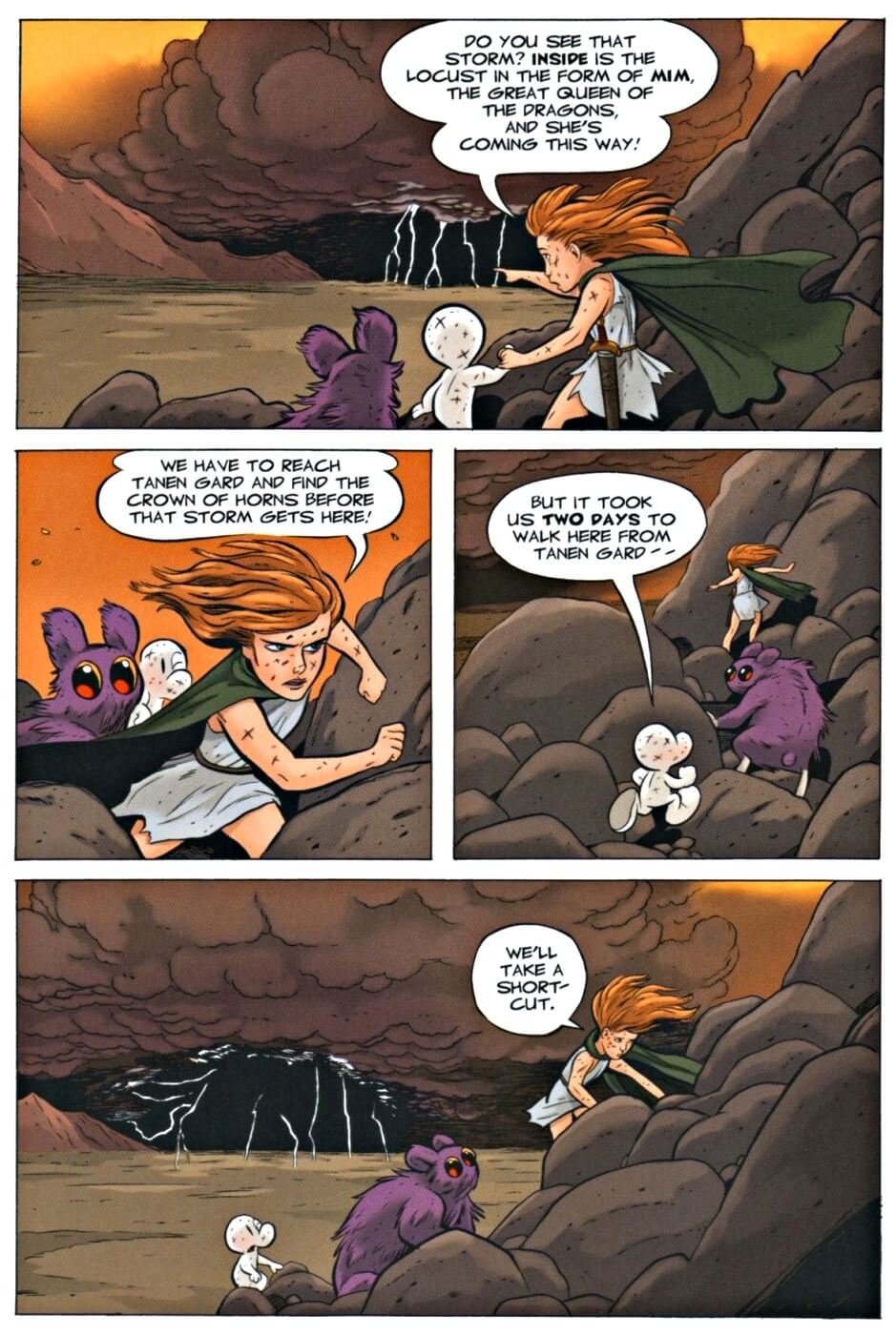 page 93 chapter 4 of bone 9 crown of horns graphic novel