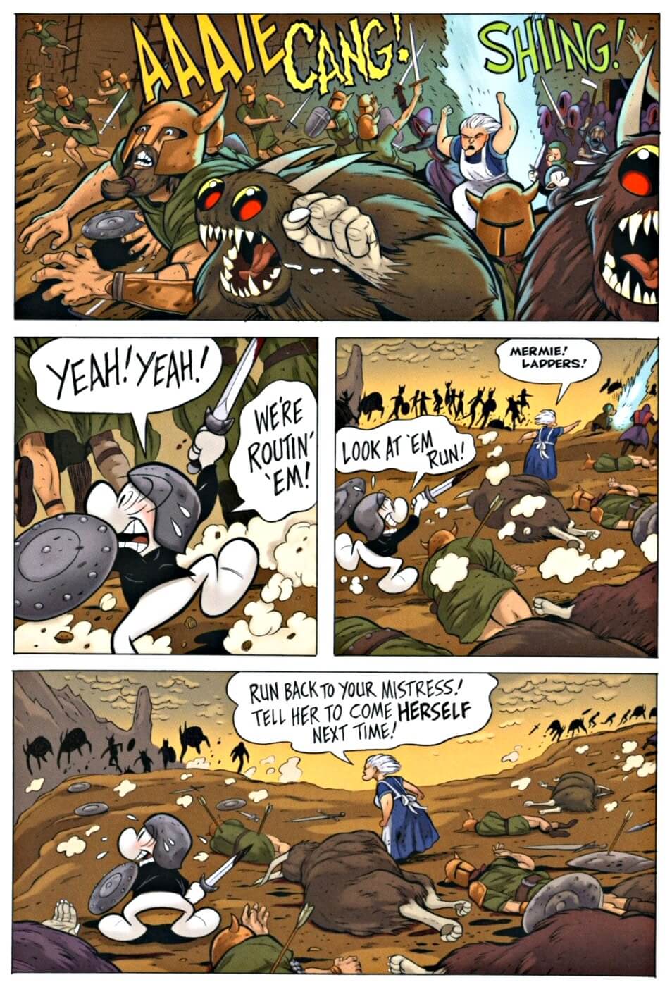 page 97 chapter 4 of bone 9 crown of horns graphic novel