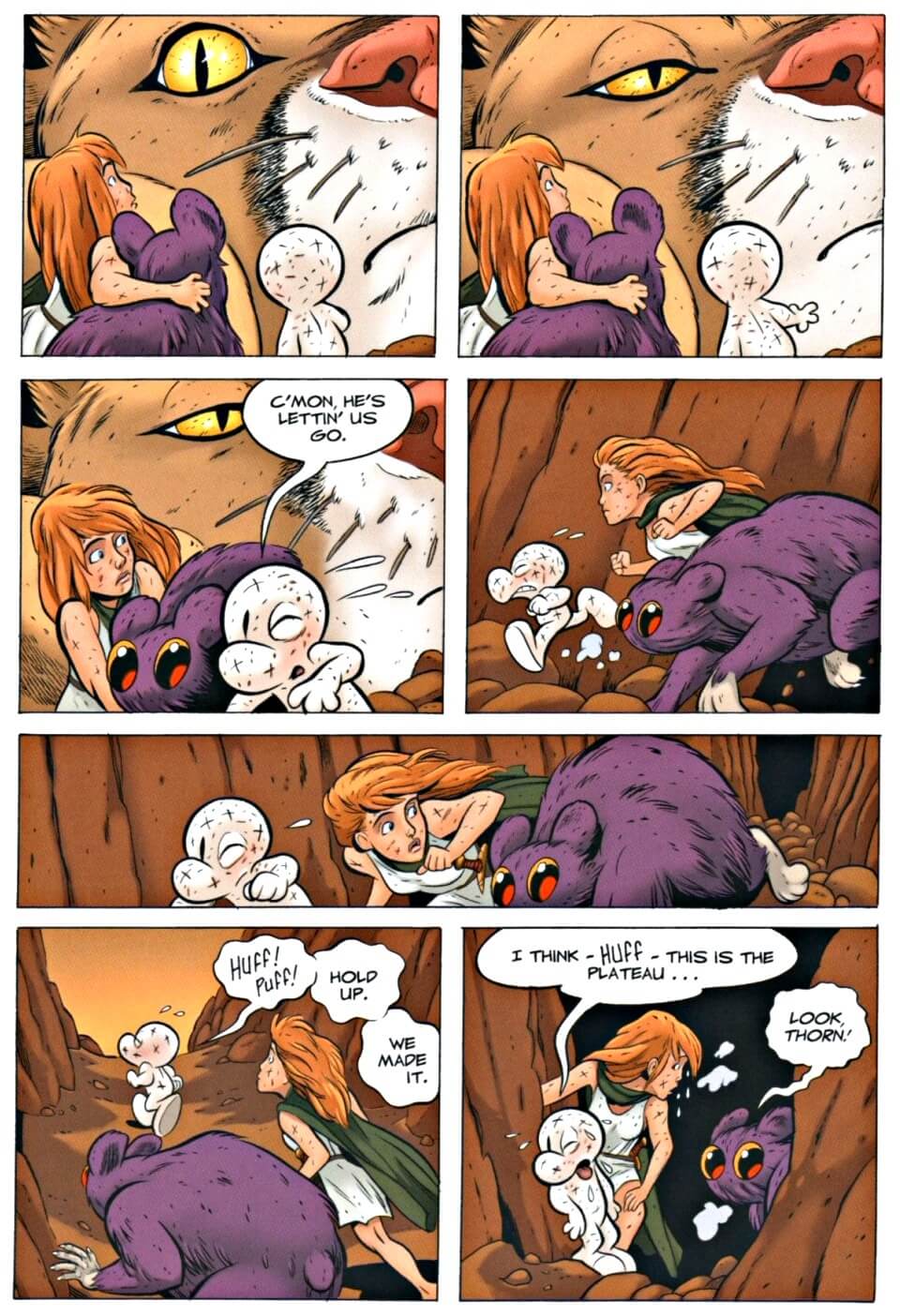 page 105 chapter 4 of bone 9 crown of horns graphic novel