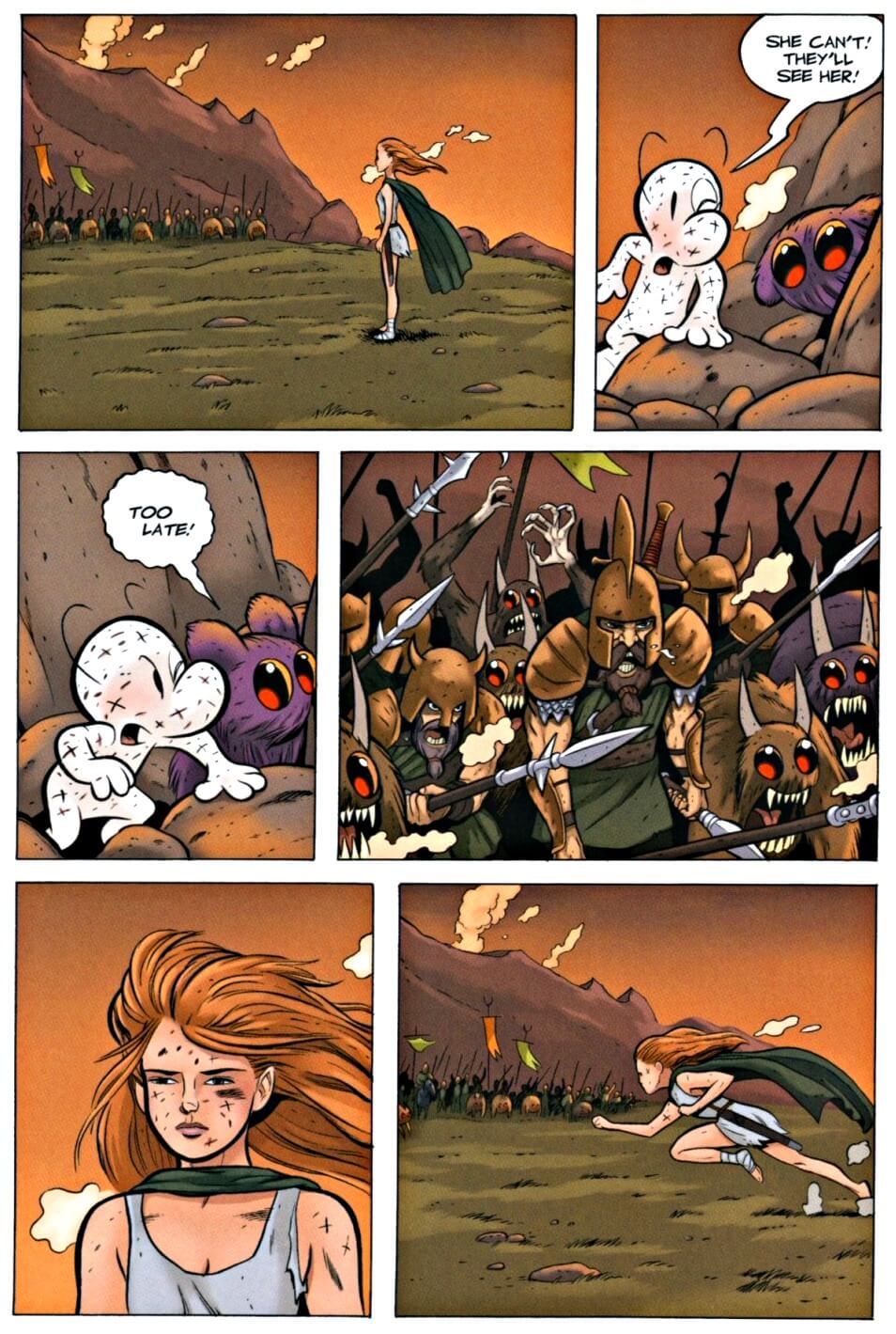page 109 chapter 4 of bone 9 crown of horns graphic novel