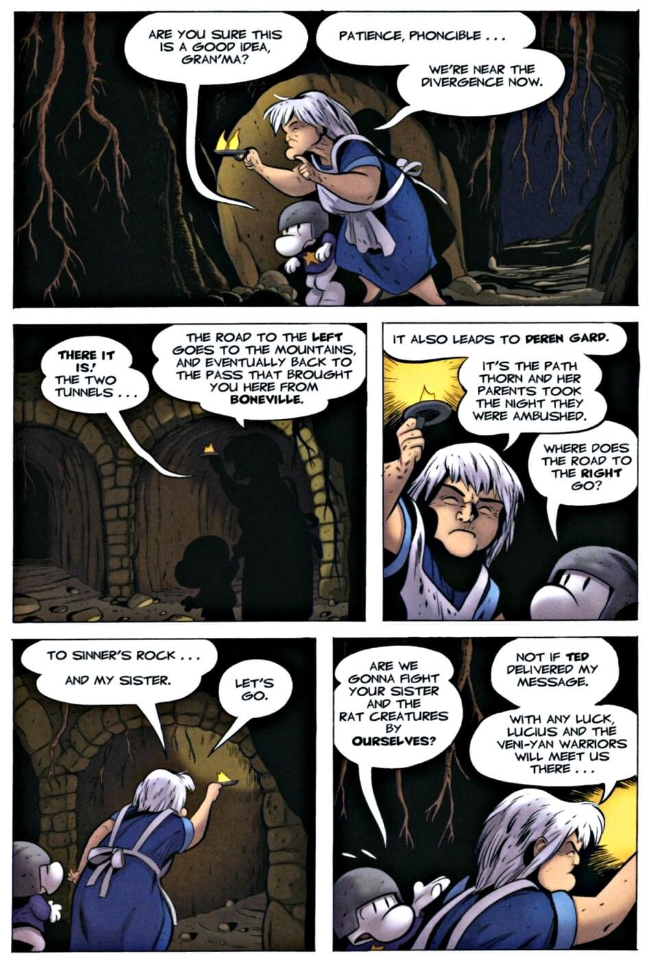 page 121 chapter 5 of bone 9 crown of horns graphic novel