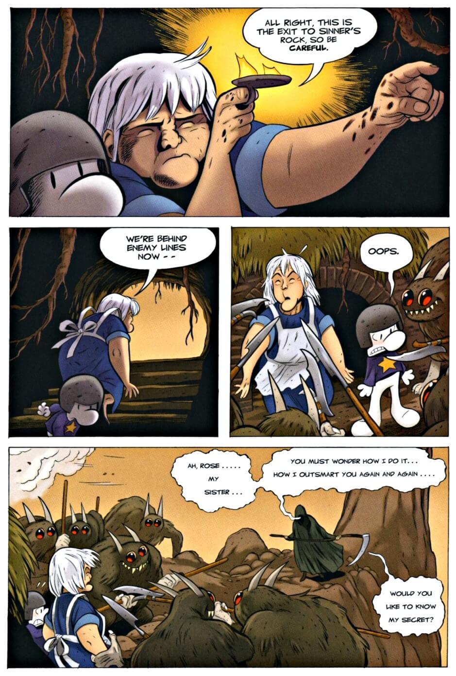 page 129 chapter 5 of bone 9 crown of horns graphic novel