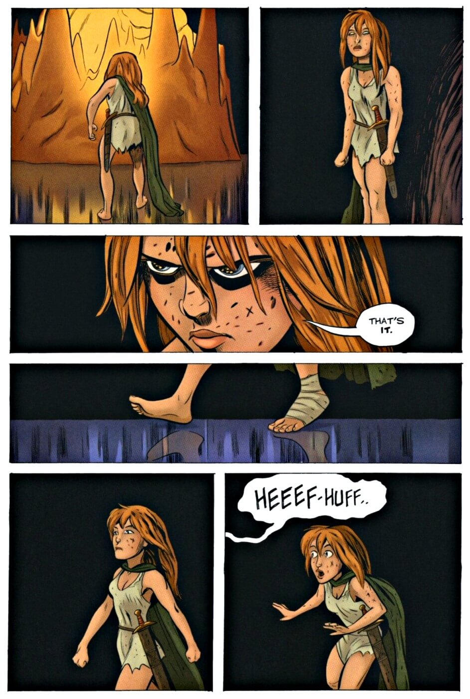 page 133 chapter 5 of bone 9 crown of horns graphic novel