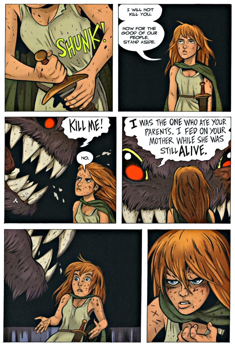 page 138 chapter 5 of bone 9 crown of horns graphic novel