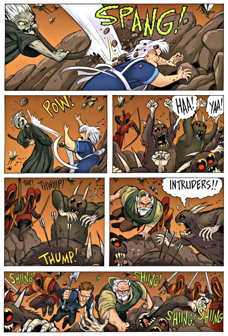 page 149 chapter 5 of bone 9 crown of horns graphic novel