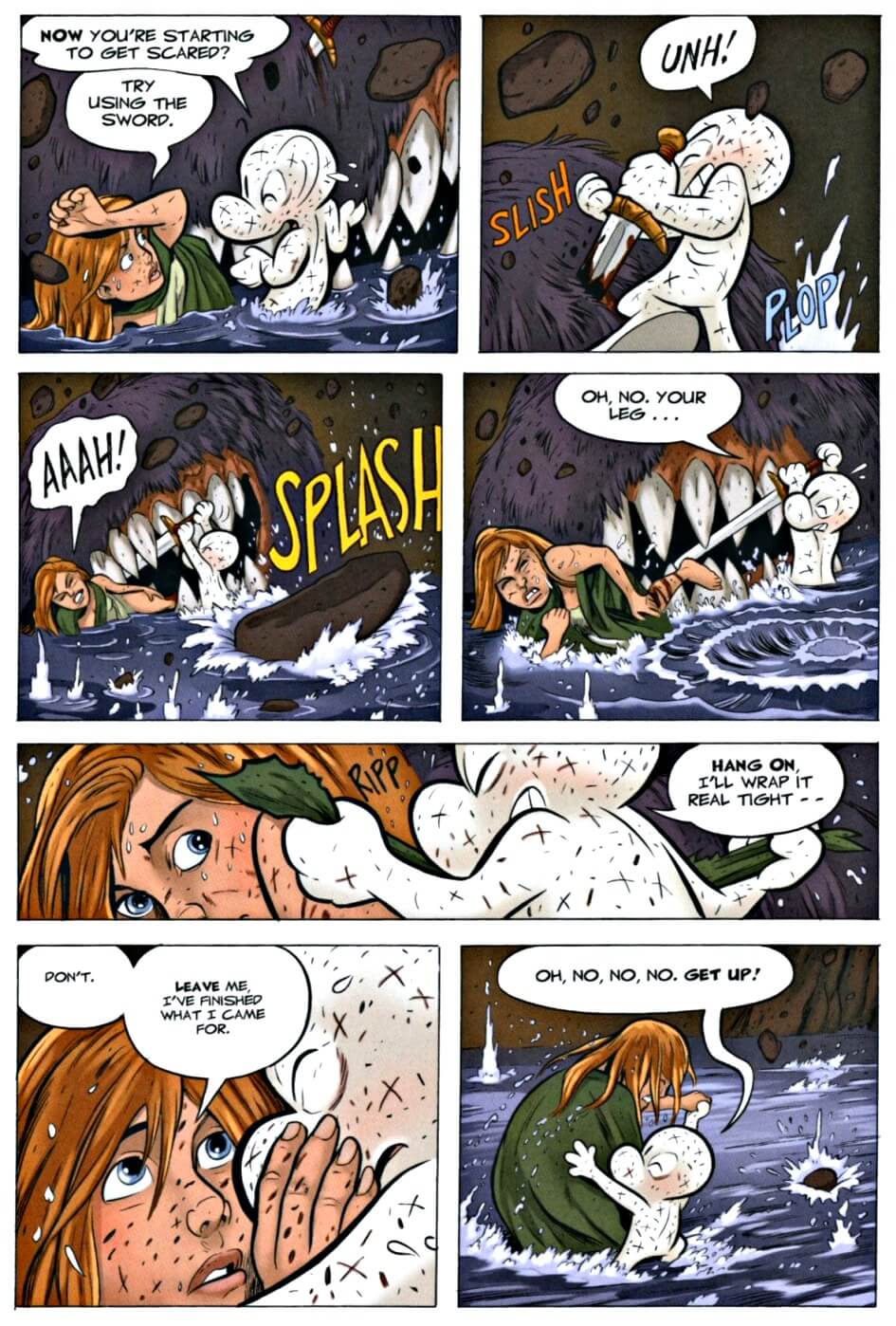 page 163 chapter 5 of bone 9 crown of horns graphic novel