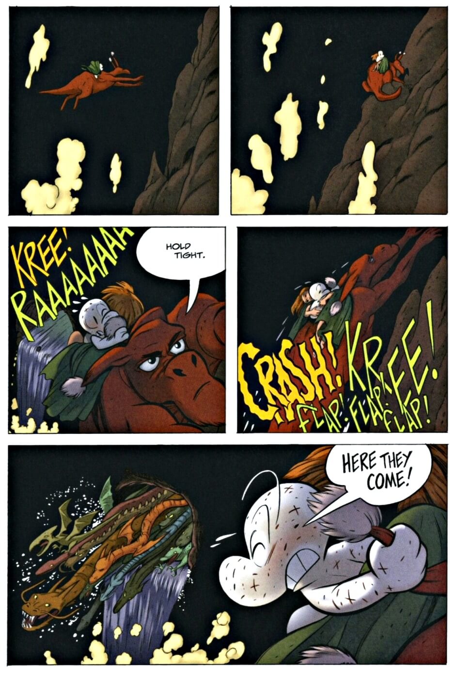 page 166 chapter 5 of bone 9 crown of horns graphic novel