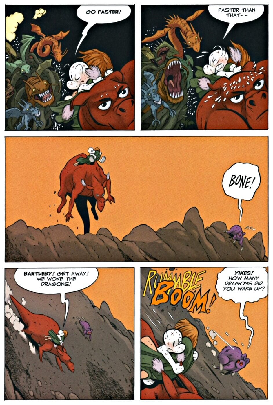 page 167 chapter 5 of bone 9 crown of horns graphic novel