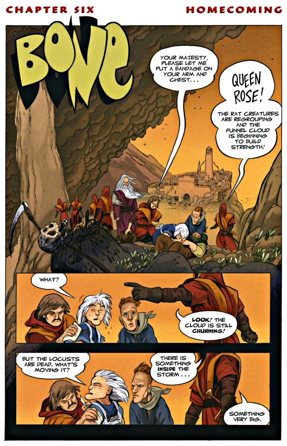 page 169 chapter 6 of bone 9 crown of horns graphic novel