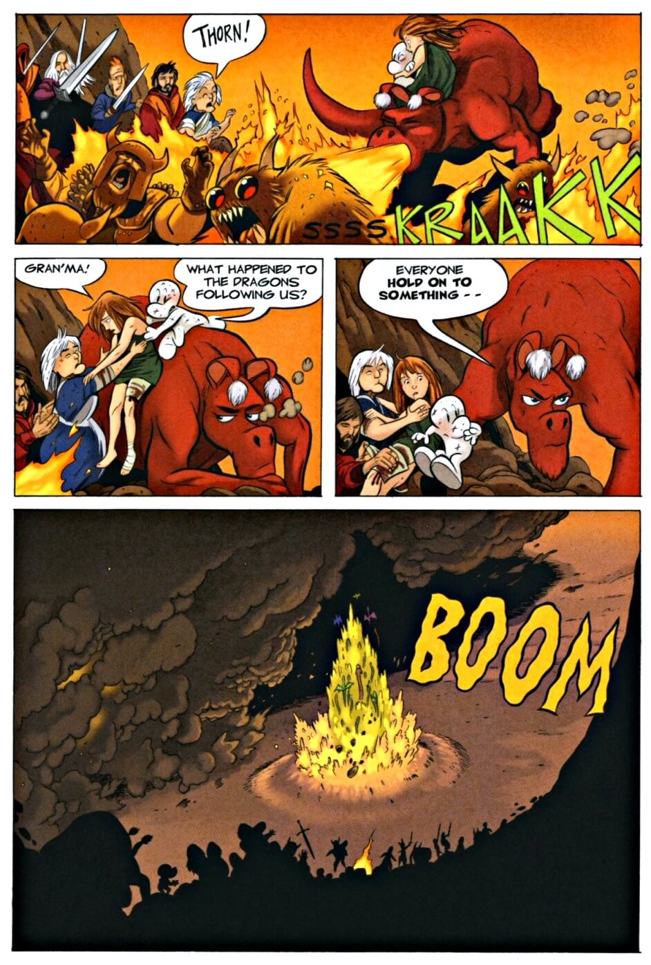 page 174 chapter 6 of bone 9 crown of horns graphic novel
