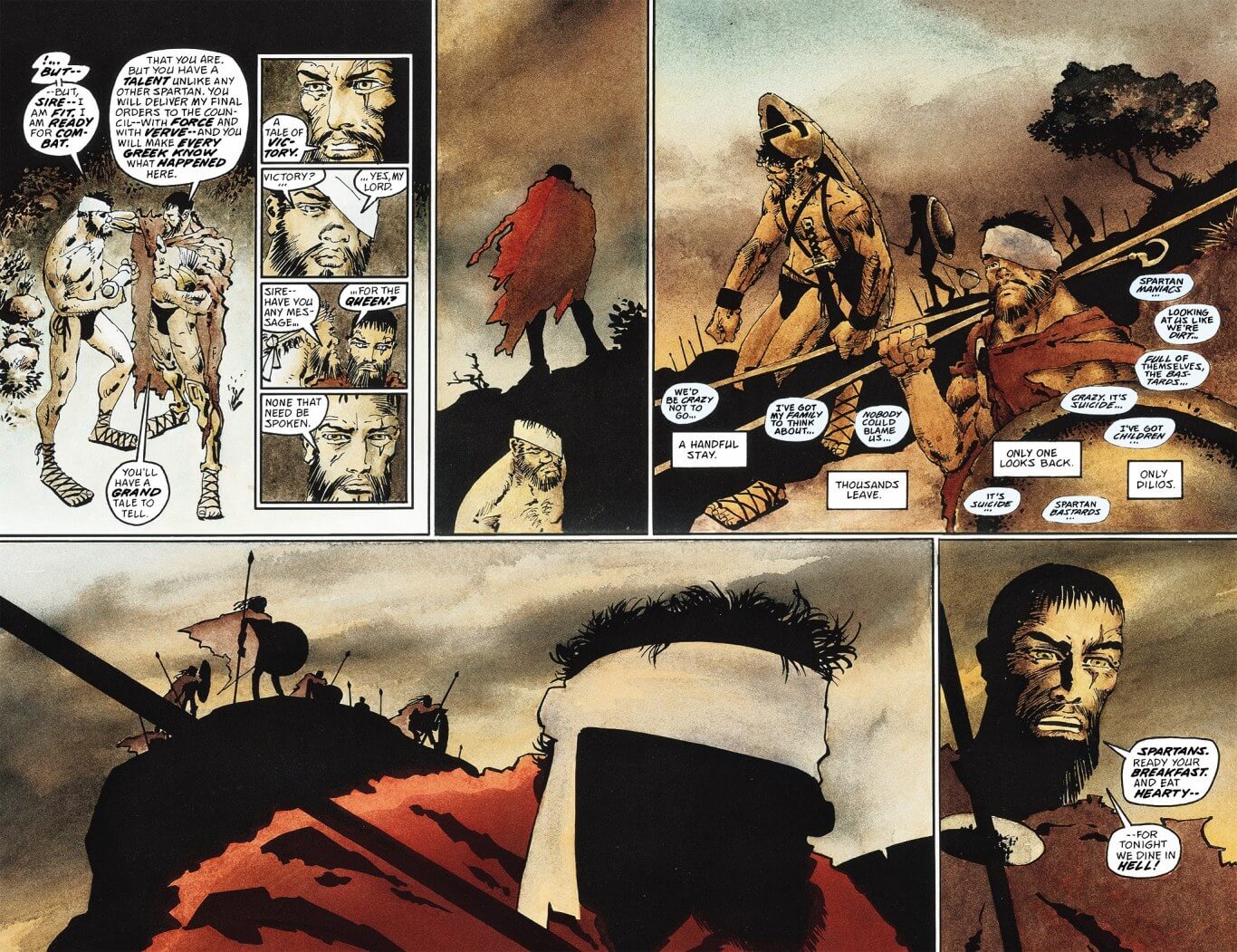 Pg. 64 Ch. 5: Victory of Frank Miller's 300 - Read Graphic Novel Online