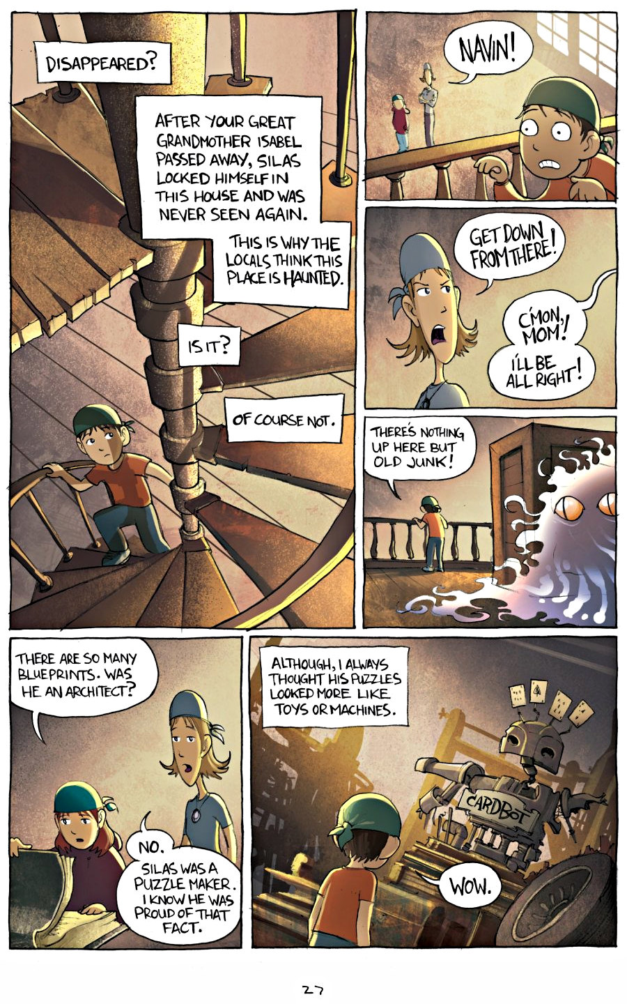 page 27 of amulet 1 stonekeeper graphic novel by kazu kibuishi - read online