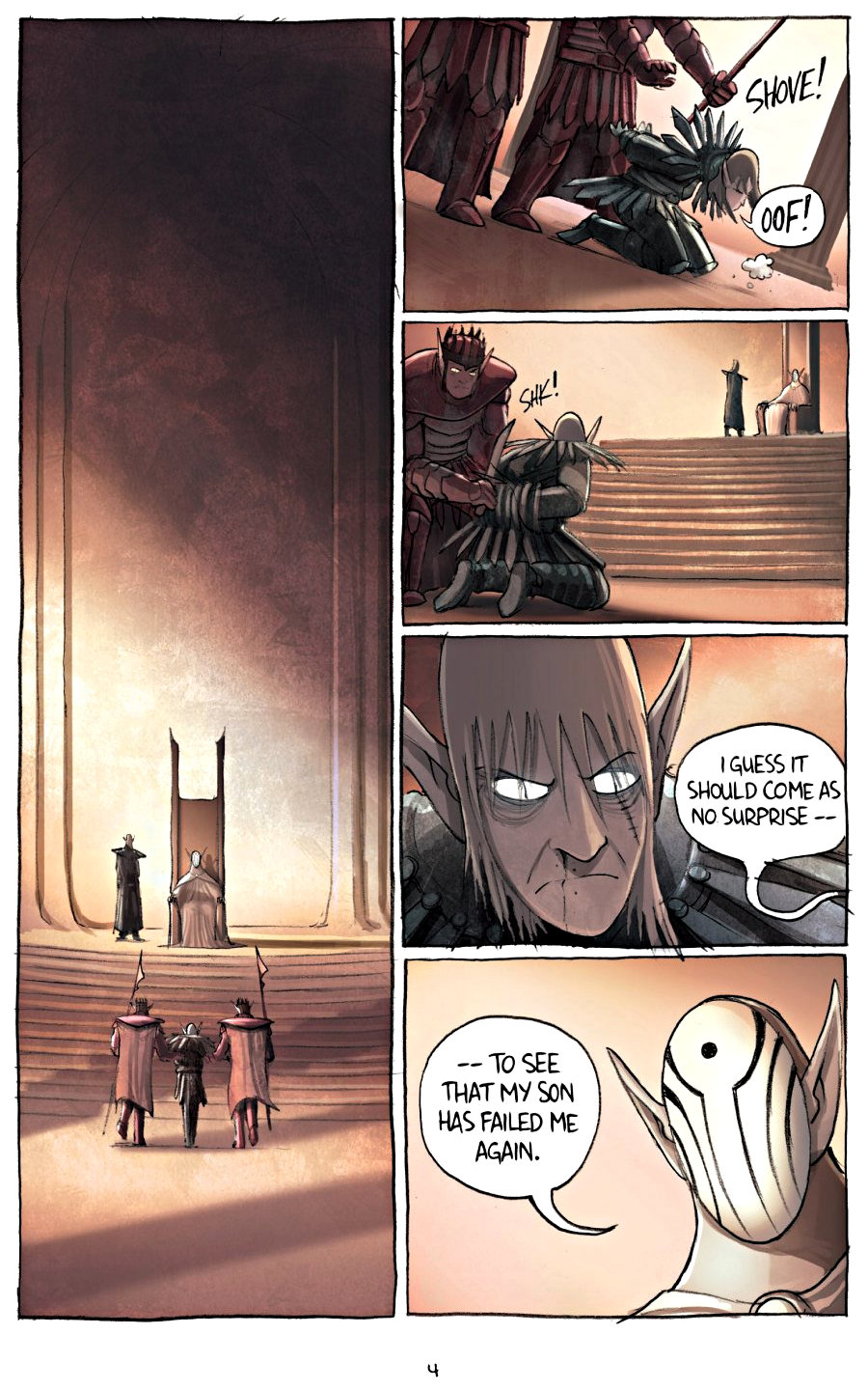 page 4 of amulet 2 stonekeeper's curse graphic novel by kazu kibuishi