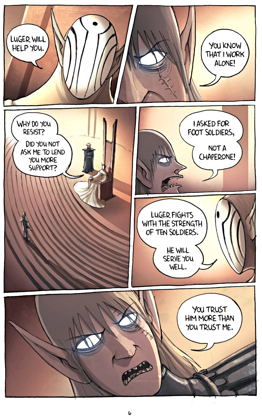 page 6 of amulet 2 stonekeeper's curse graphic novel by kazu kibuishi