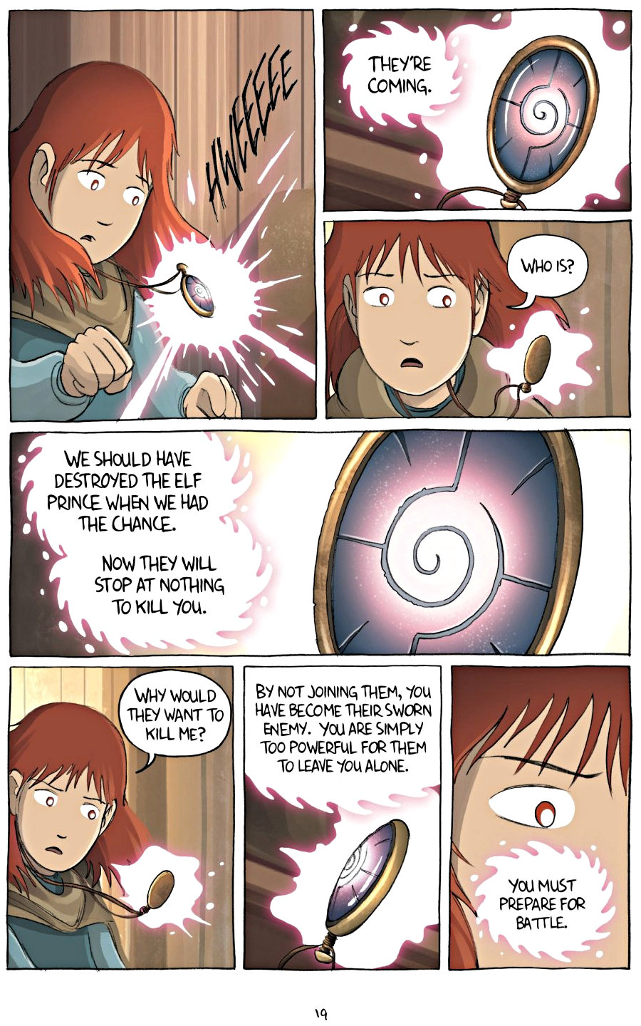 page 19 of amulet 2 stonekeeper's curse graphic novel by kazu kibuishi