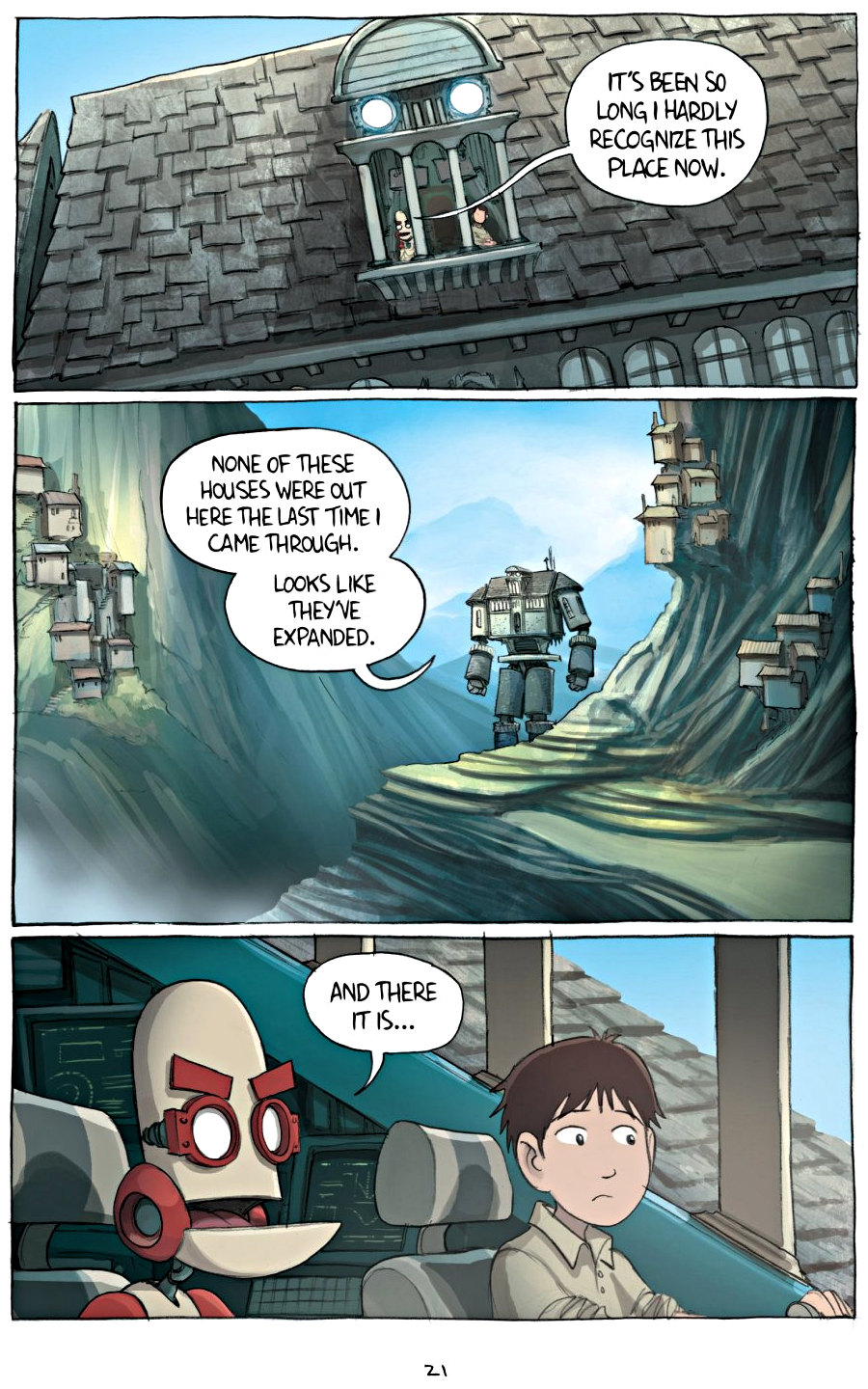 page 21 of amulet 2 stonekeeper's curse graphic novel by kazu kibuishi