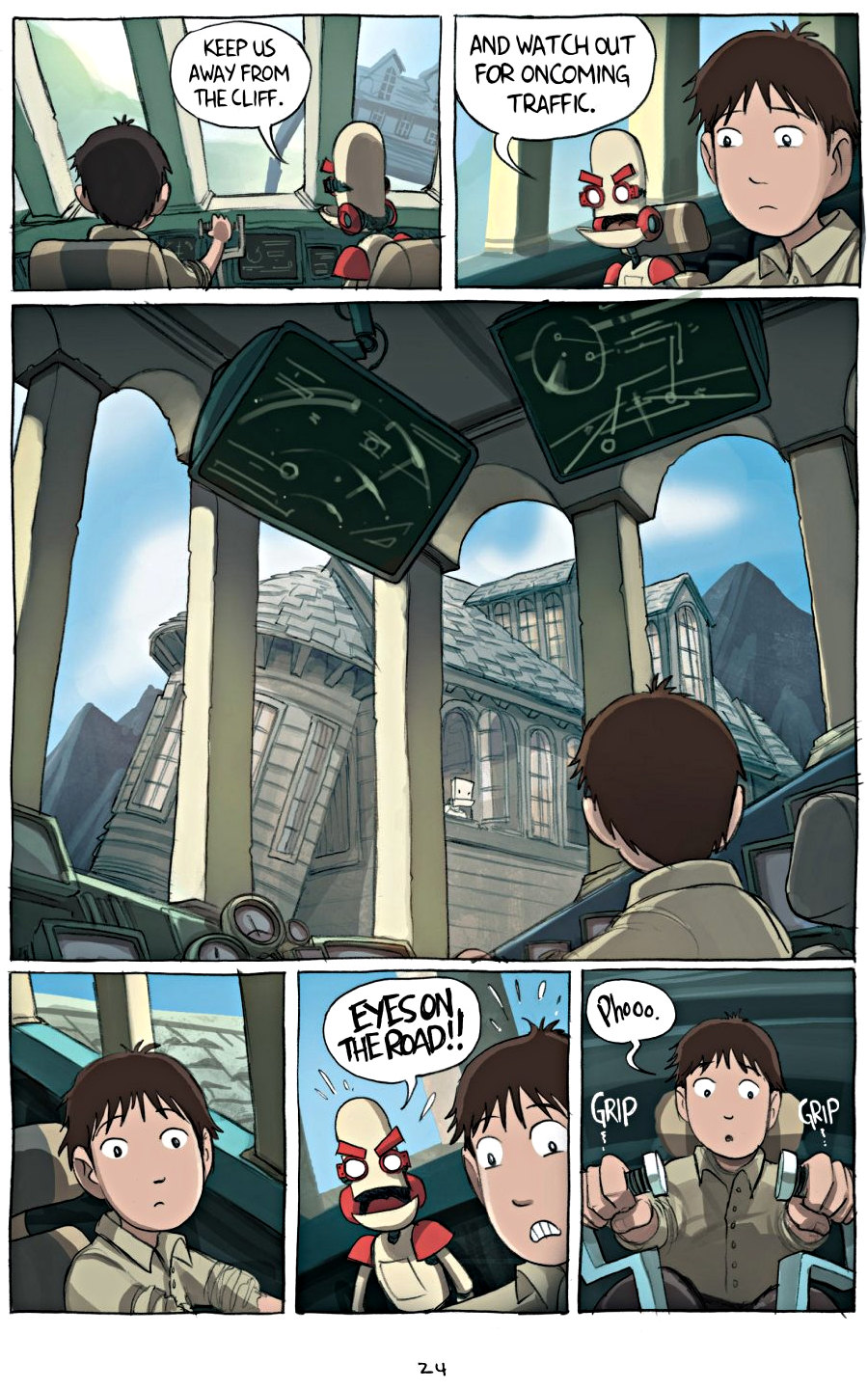 page 24 of amulet 2 stonekeeper's curse graphic novel by kazu kibuishi