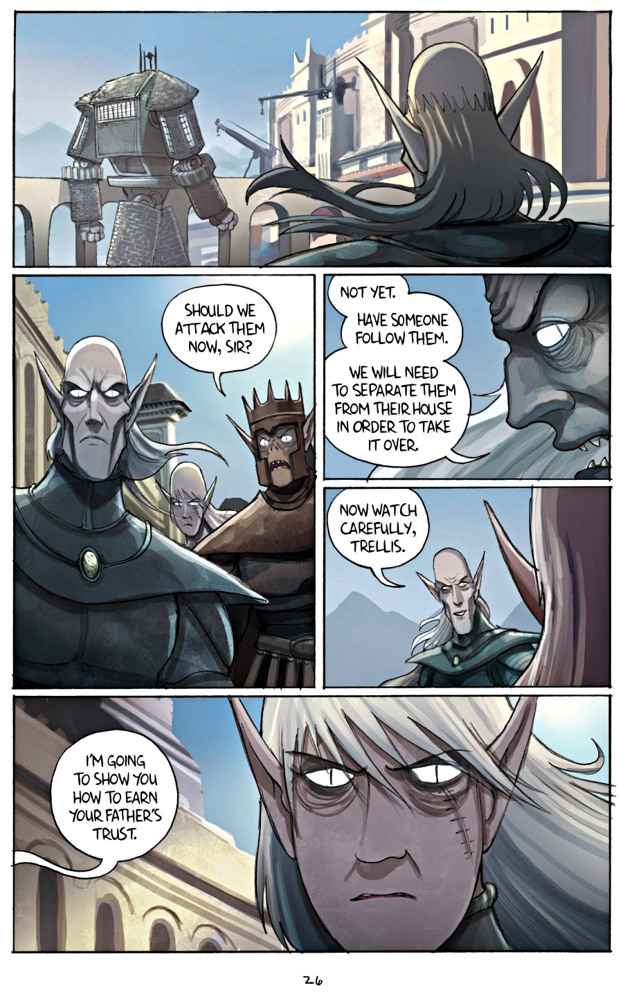 page 26 of amulet 2 stonekeeper's curse graphic novel by kazu kibuishi