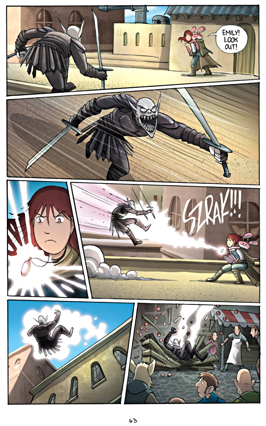 page 63 of amulet 2 stonekeeper's curse graphic novel by kazu kibuishi