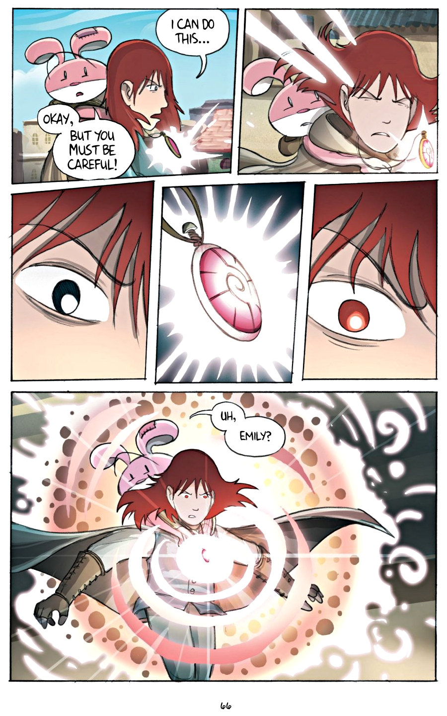 page 66 of amulet 2 stonekeeper's curse graphic novel by kazu kibuishi