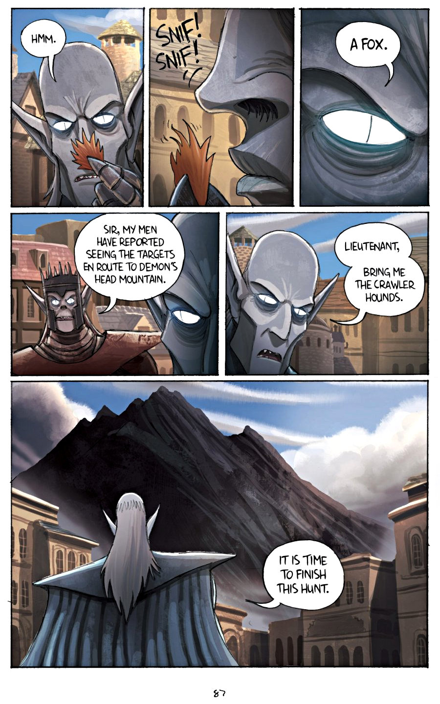 page 87 of amulet 2 stonekeeper's curse graphic novel by kazu kibuishi