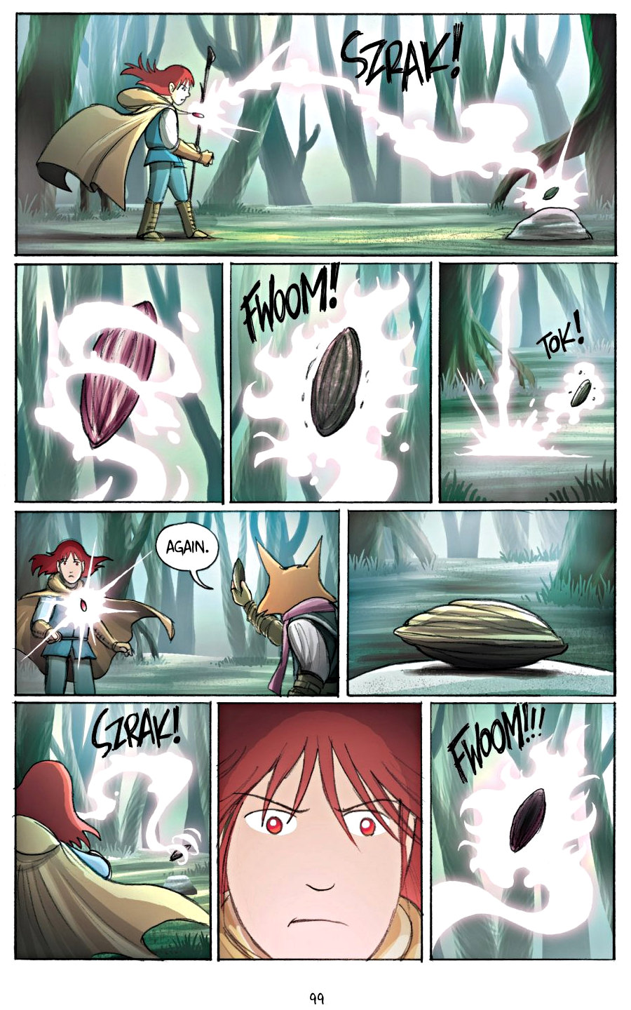 page 99 of amulet 2 stonekeeper's curse graphic novel by kazu kibuishi