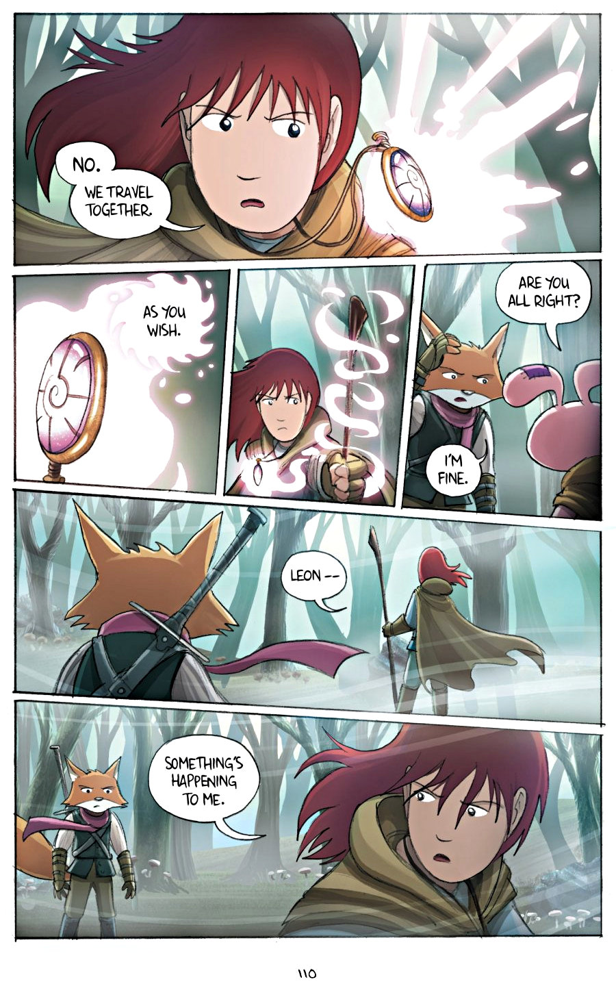 page 110 of amulet 2 stonekeeper's curse graphic novel by kazu kibuishi